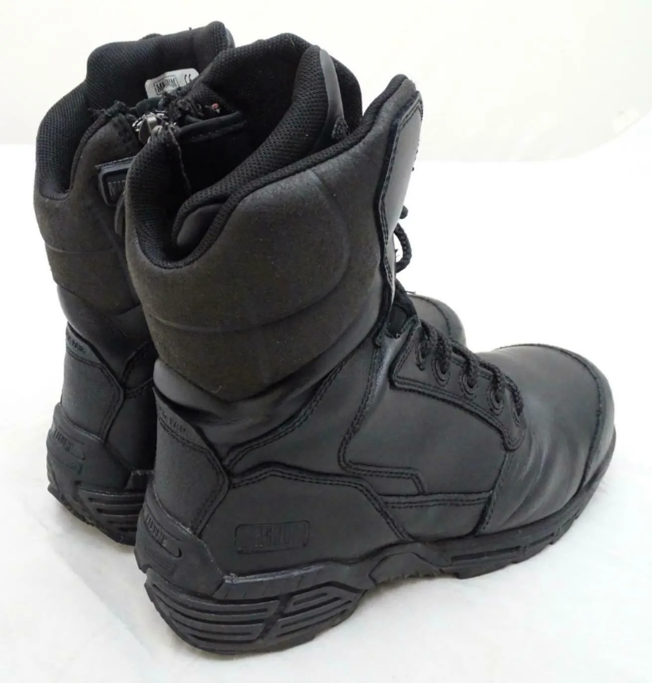 Magnum Tactical Boots Stealth Force 8.0 Side Zip & Lace Up Black MAGSF8ZU