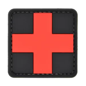 Medic Patch Square Patch Black/Red