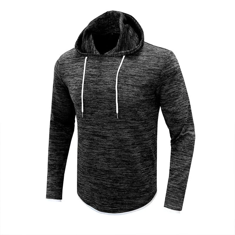 Men's Fall Long Sleeve Hooded T-Shirt