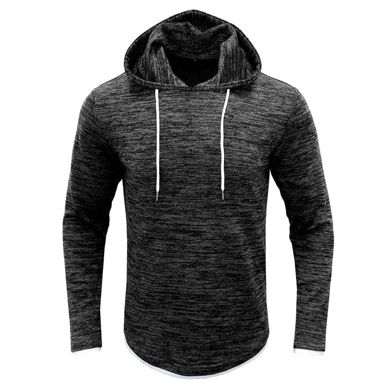 Men's Fall Long Sleeve Hooded T-Shirt