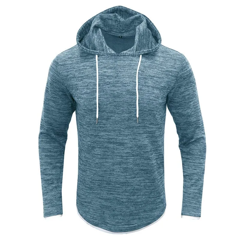 Men's Fall Long Sleeve Hooded T-Shirt