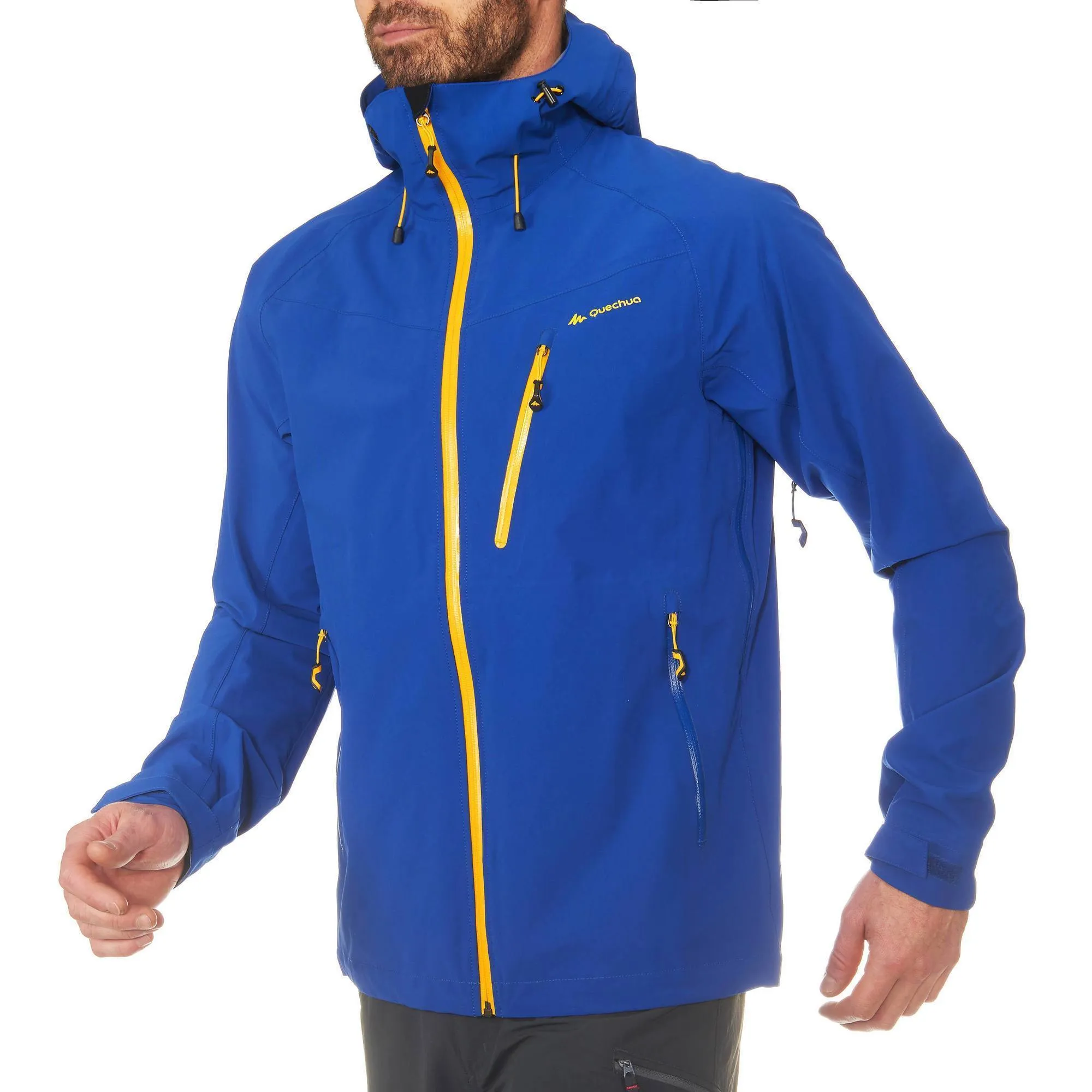 Men's Hiking Waterproof Rain Jacket Forclaz 400