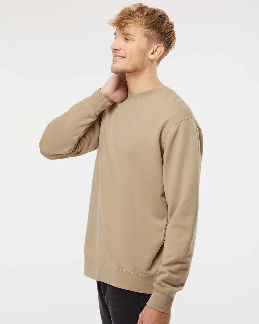 Midweight Pigment-Dyed Crewneck Sweatshirt