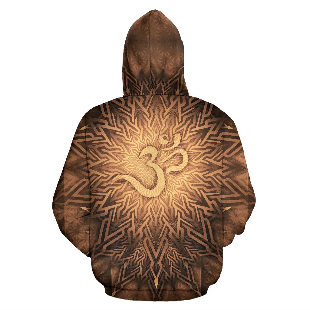 Mystical Aum Chakra Mandala - Earth | Hoodie | Mandalazed