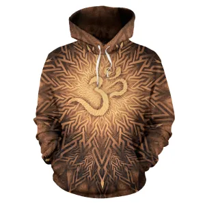 Mystical Aum Chakra Mandala - Earth | Hoodie | Mandalazed