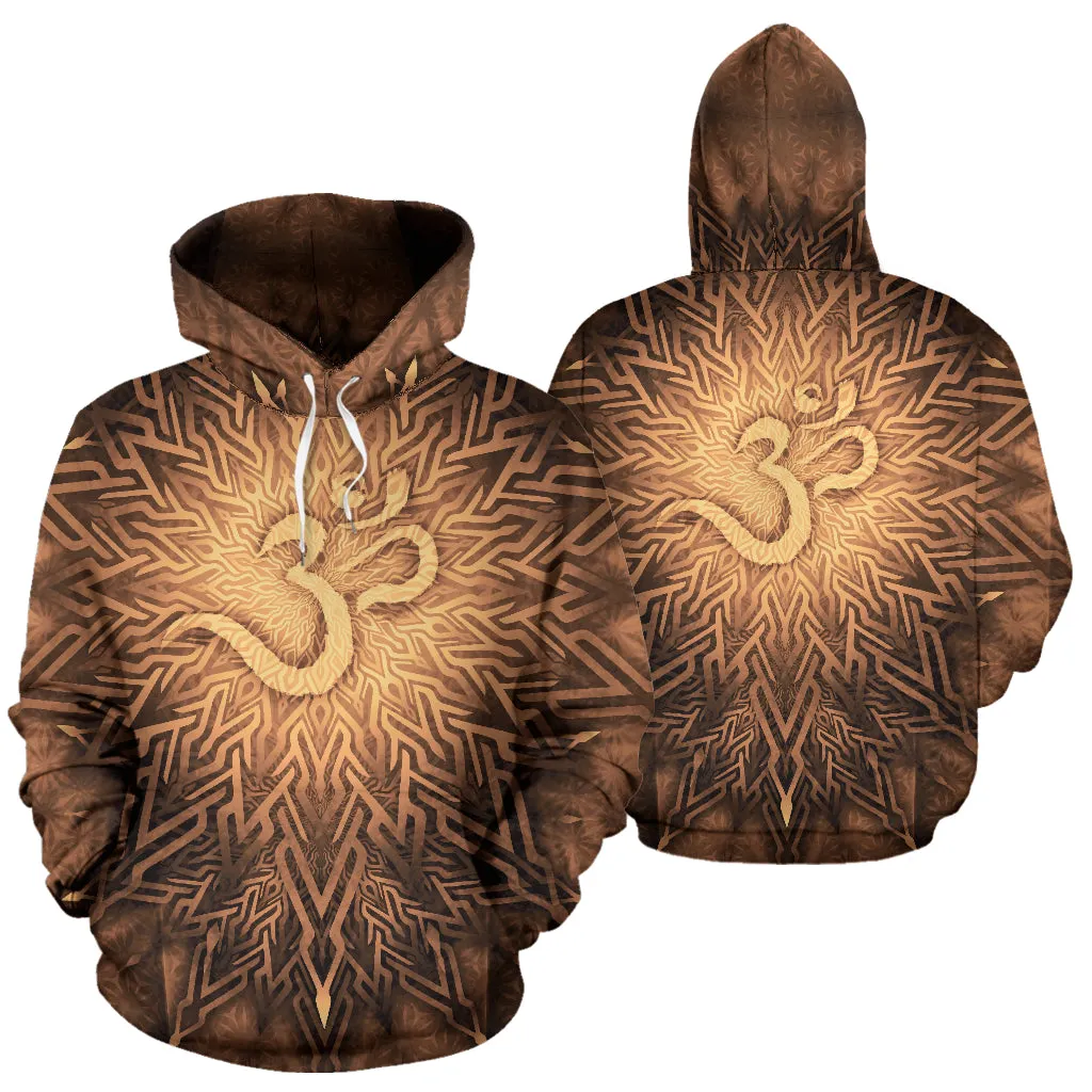 Mystical Aum Chakra Mandala - Earth | Hoodie | Mandalazed