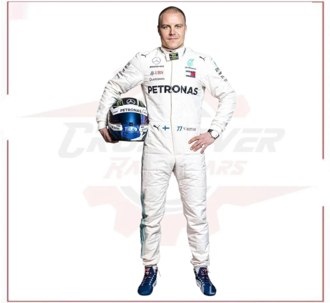 New 2018 Valtteri Bottas Mercedes AMG Team F1 Race Suit