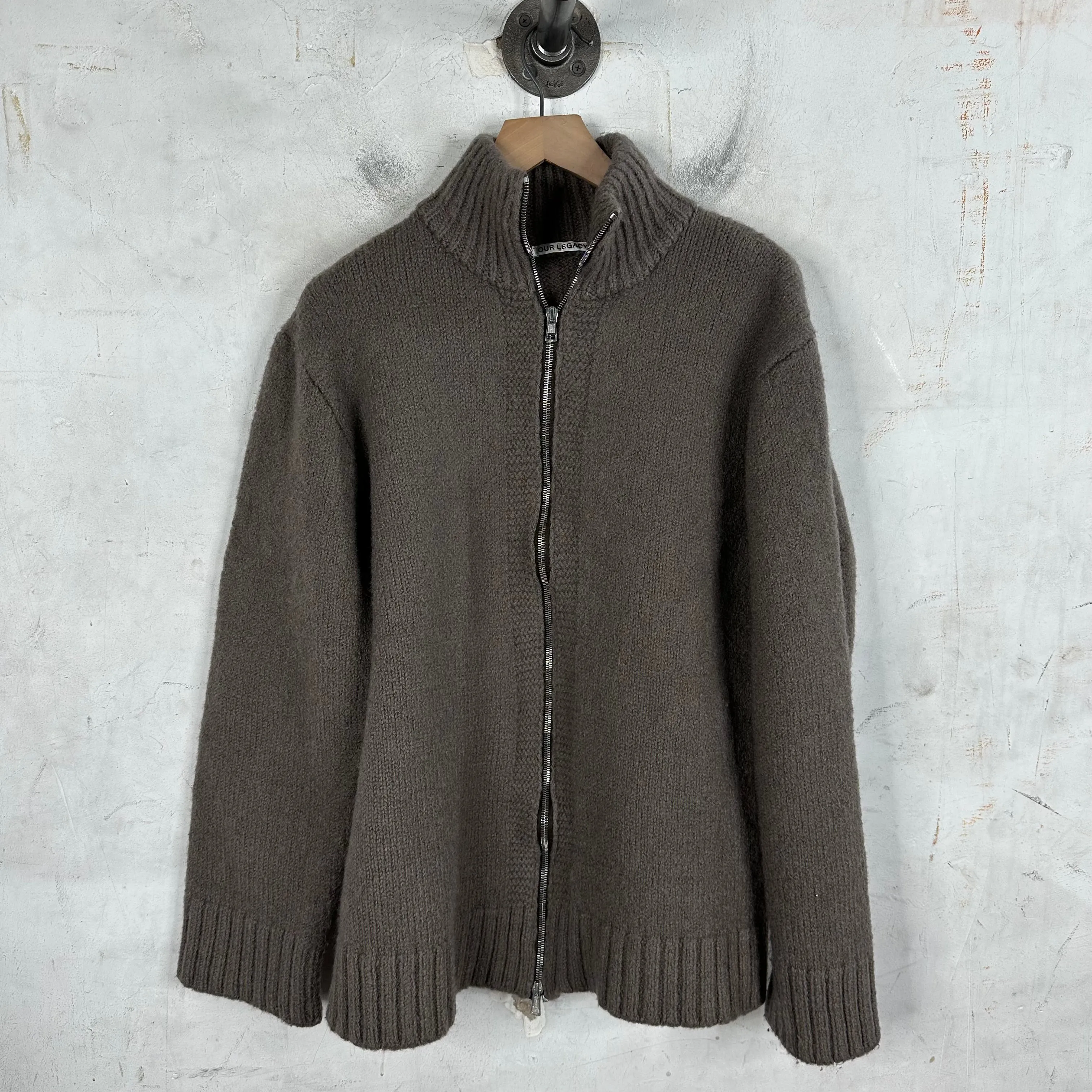 Our Legacy Shrunken Zip Up Cardigan