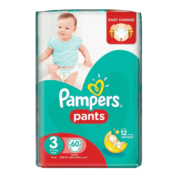 PAMPERS 3 MIDI PANTS 62PCS