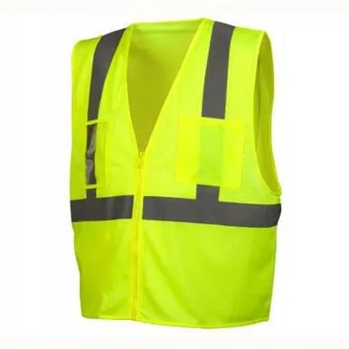 Pyramex RVZ21CP Series Type R - Class 2 Hi-Vis Orange Safety Vest