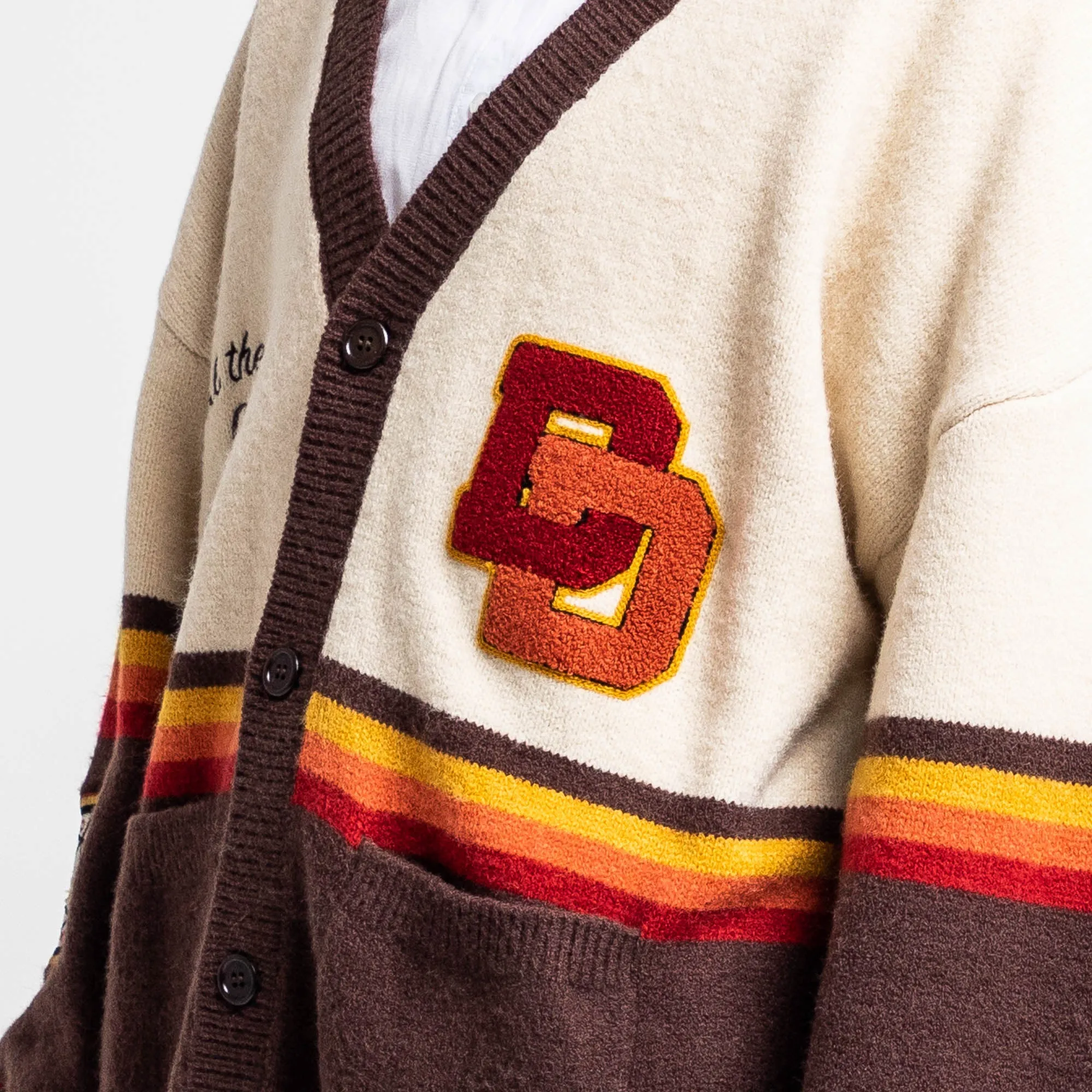 Roll The Dice Retro Varsity Cardigan