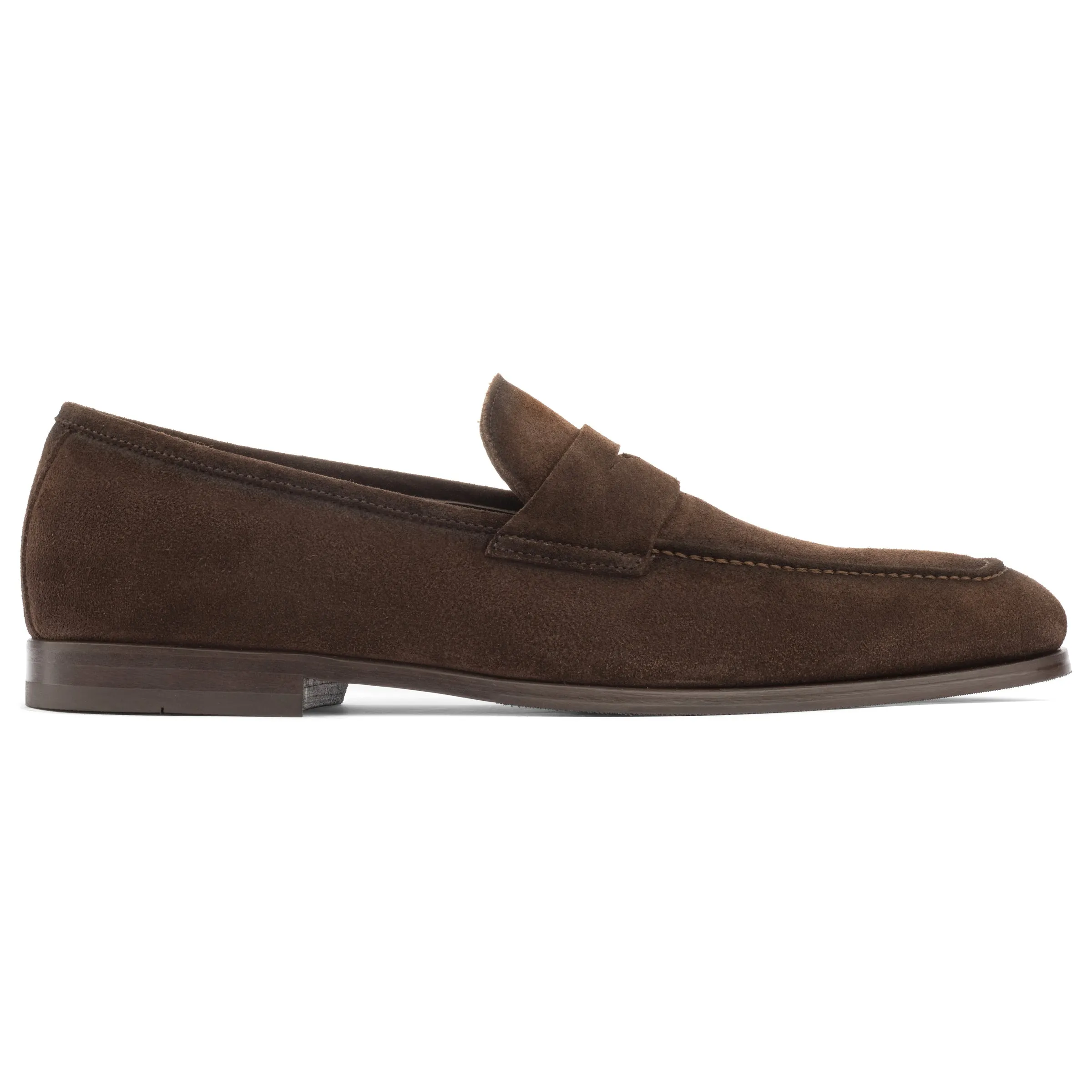 Ronny Dark Brown Suede Slip On