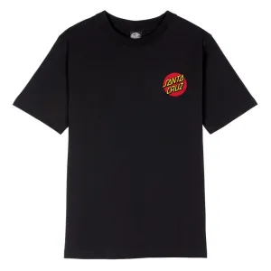 Santa Cruz Classic Dot T-Shirt Black (Back Print)