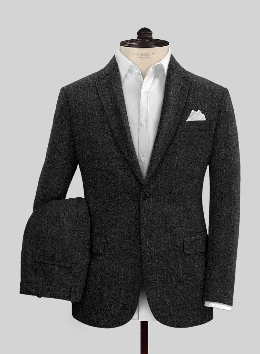 Sartori Tiberio Charcoal Soft Tweed Suit