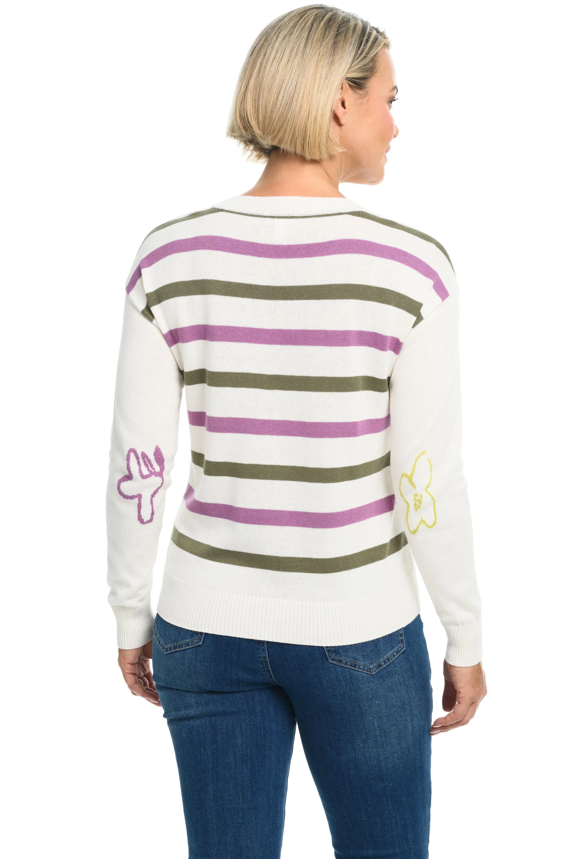 Scribble Jacquard Sweater