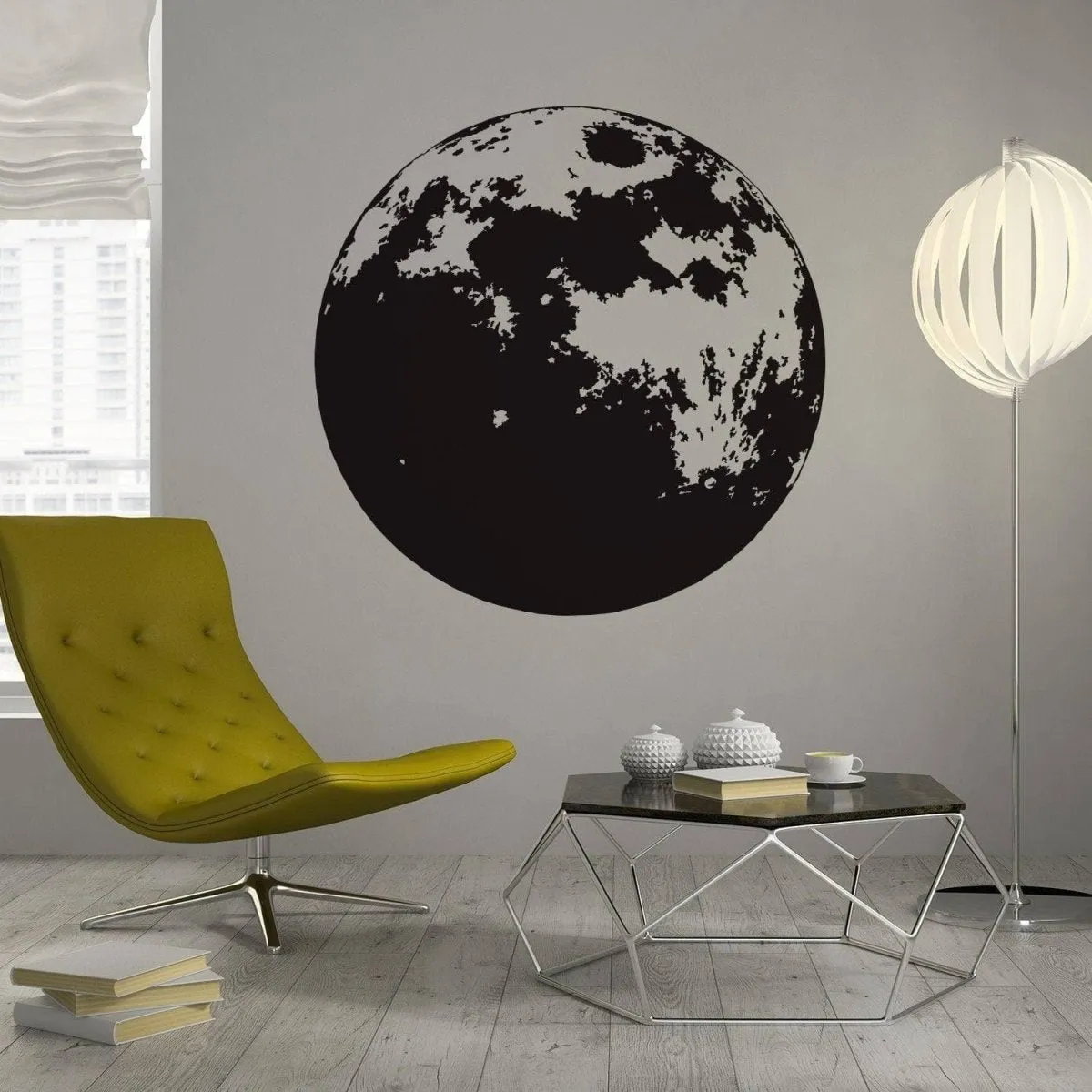 Stellar Attraction Vinyl Wall Sticker - Astral Decorative Adhesive Mural Decal