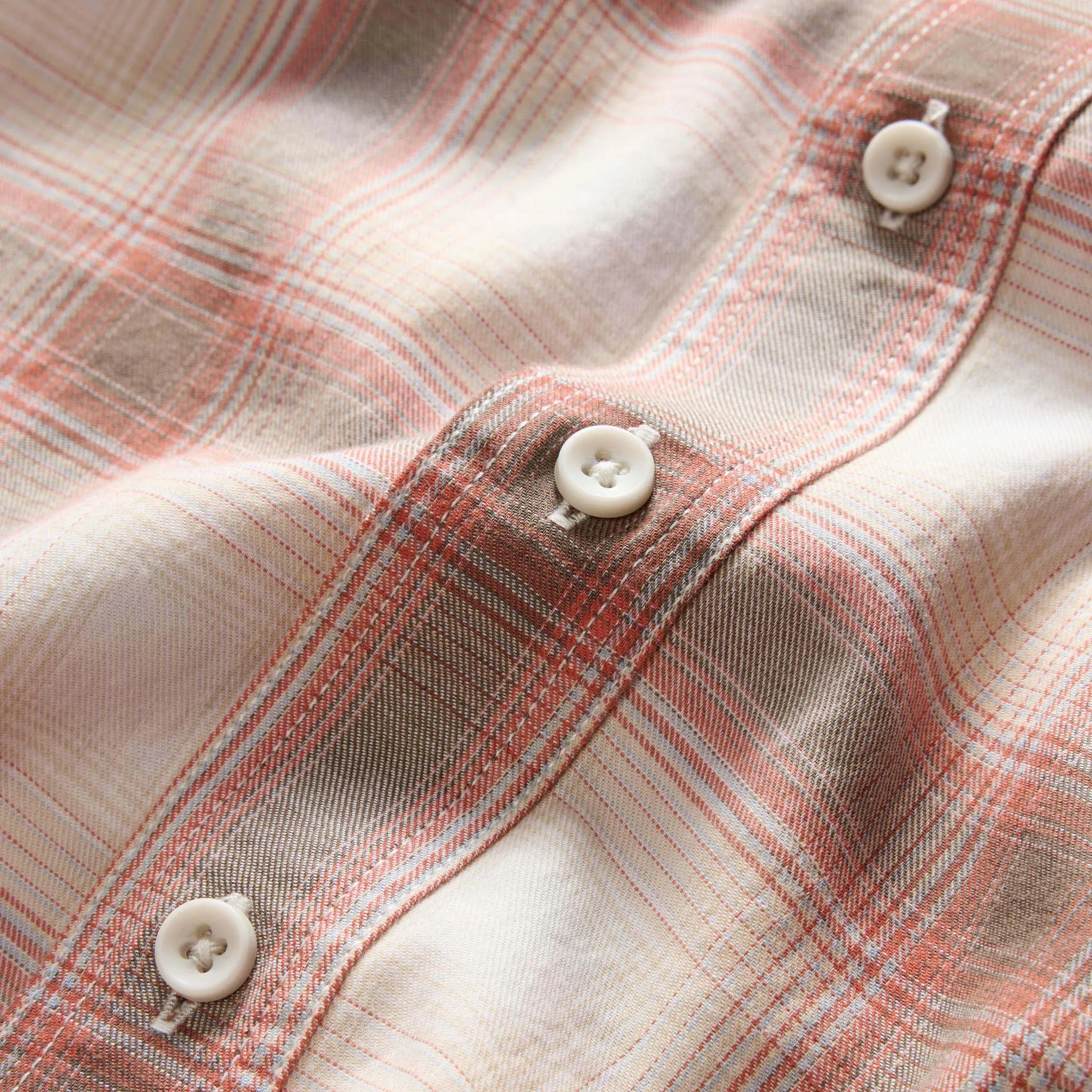 The Craftsman Shirt in Brick Shadow Plaid