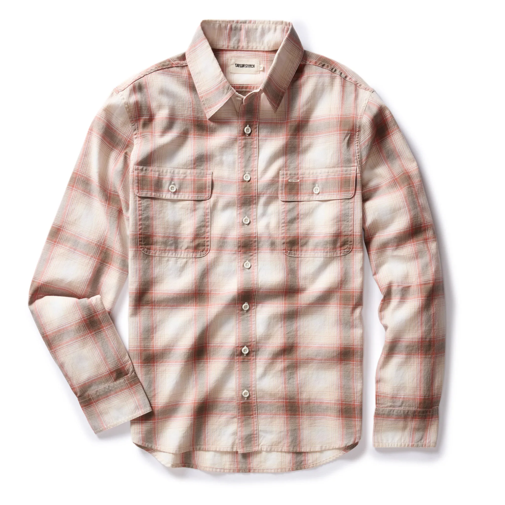 The Craftsman Shirt in Brick Shadow Plaid