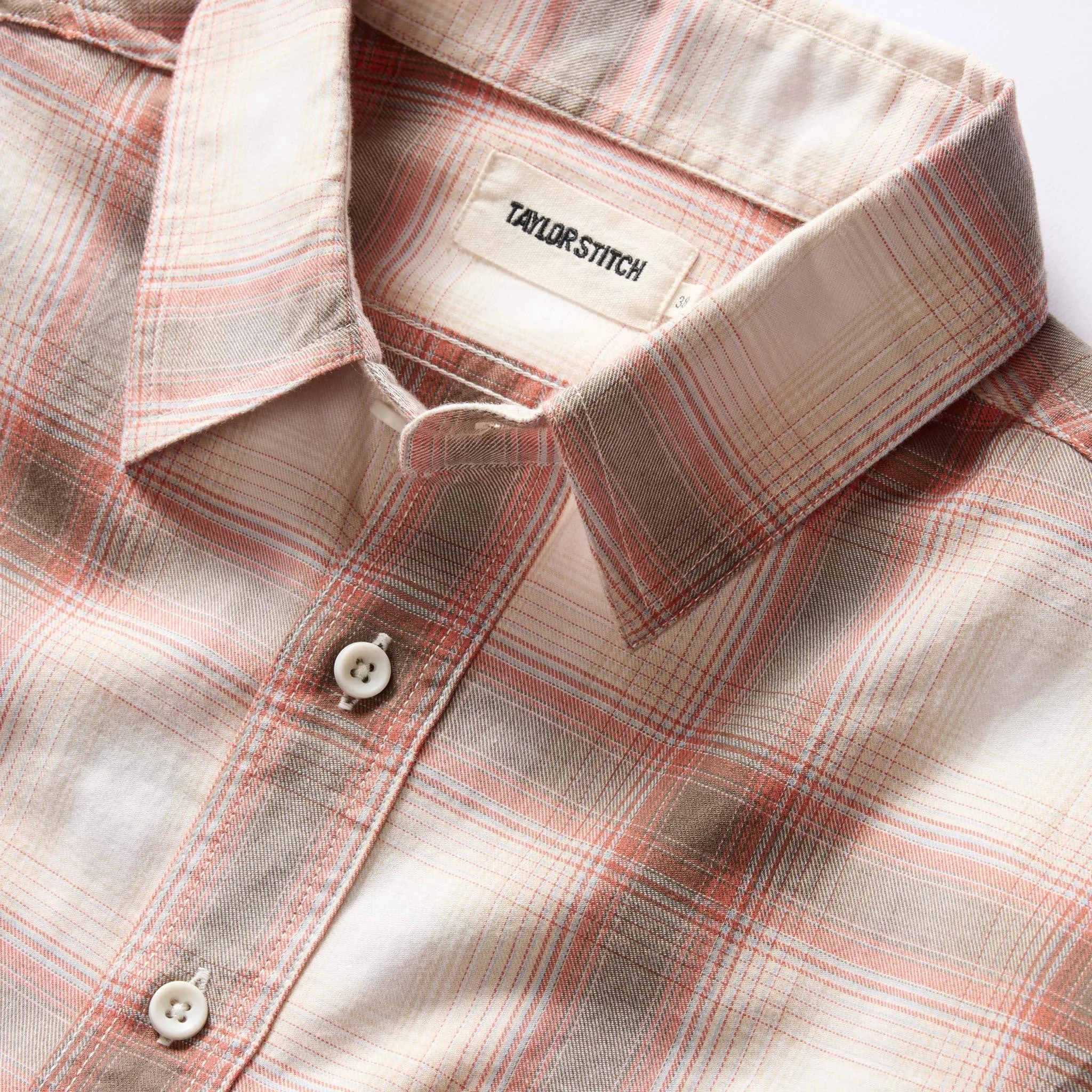 The Craftsman Shirt in Brick Shadow Plaid