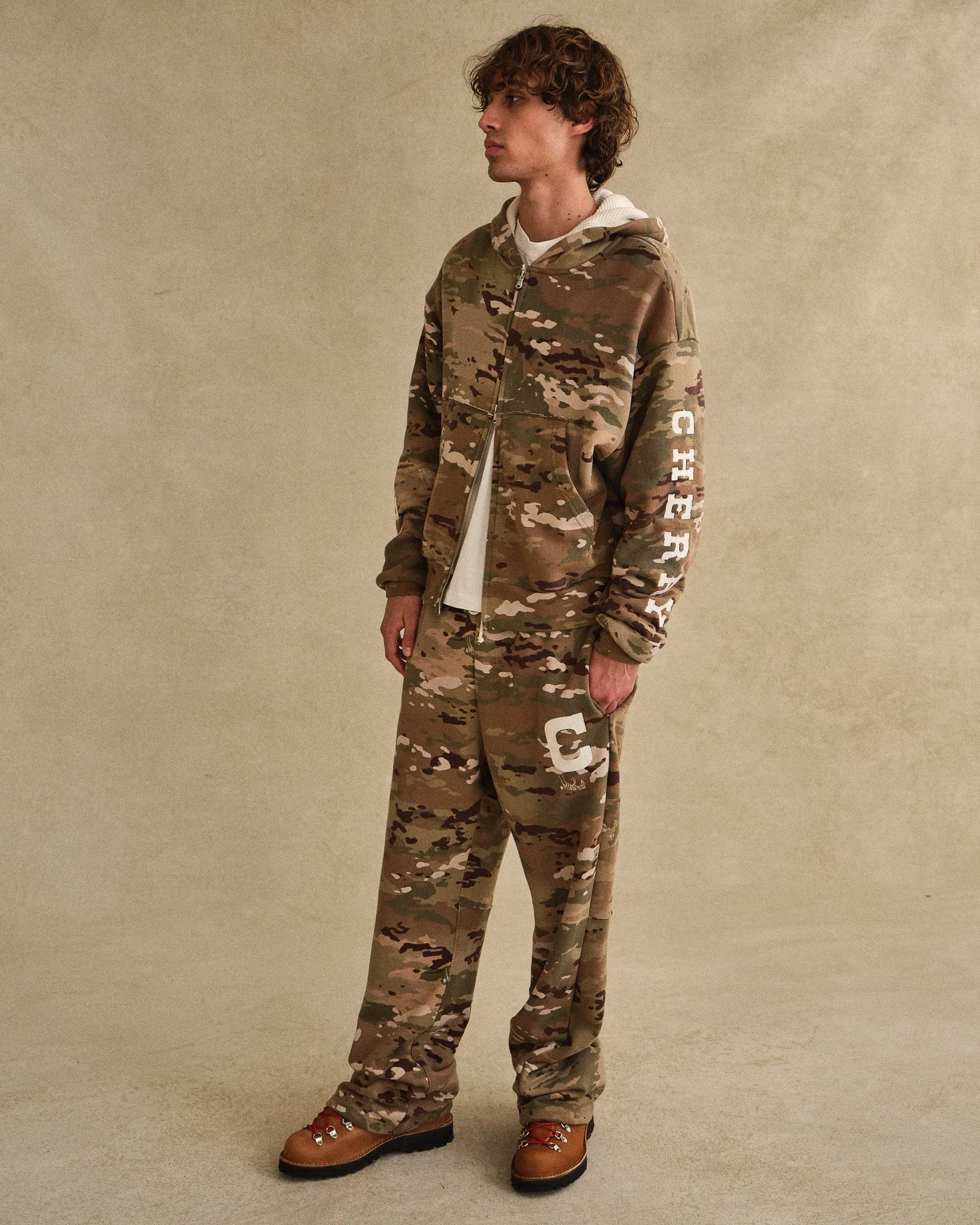 Thermal Zip-Up Hoodie (Camo)