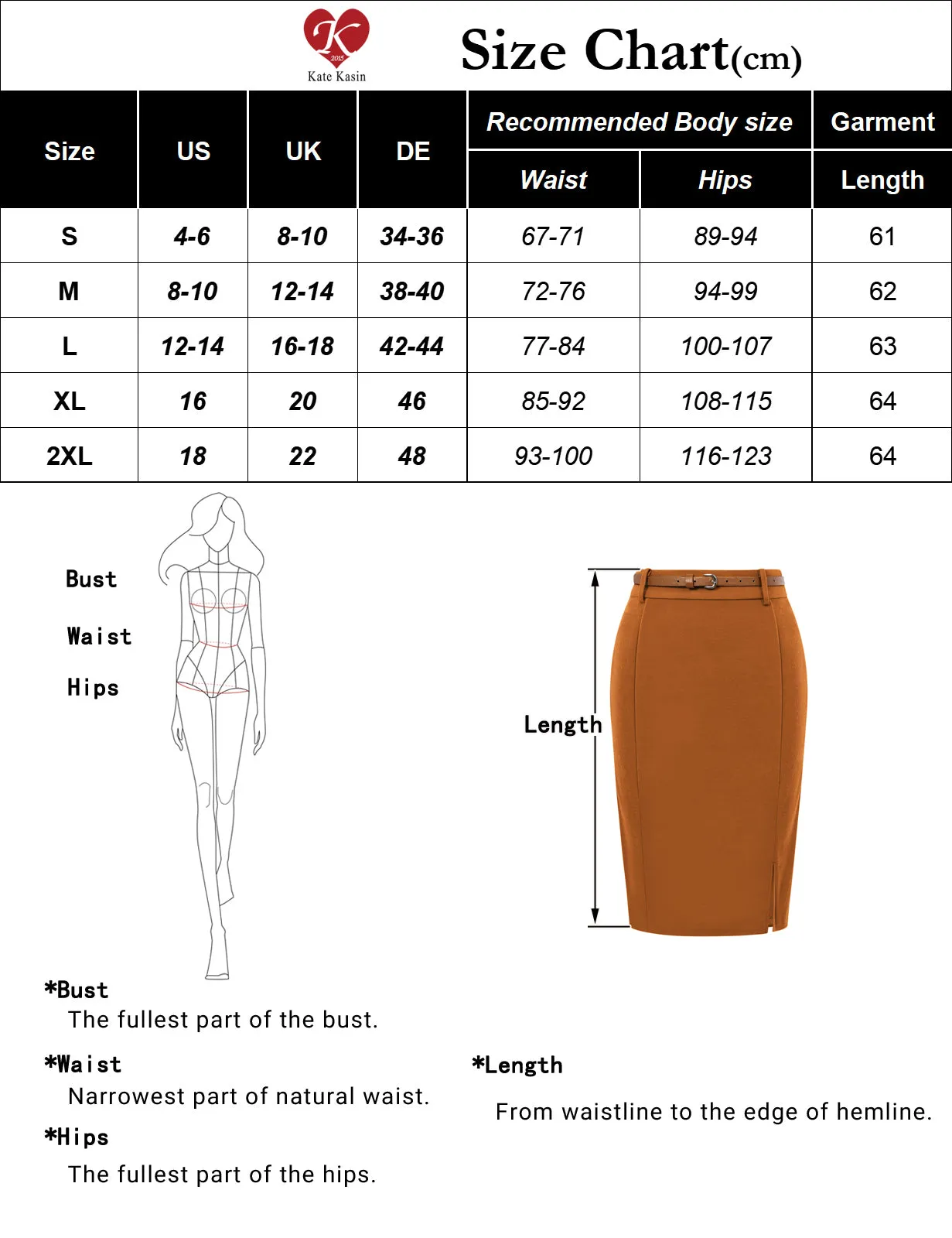 Women's Bodycon Pencil Skirt with Belt Solid Color Hip-Wrapped