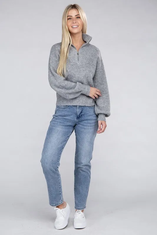 Zephyr Half Zip Sweater